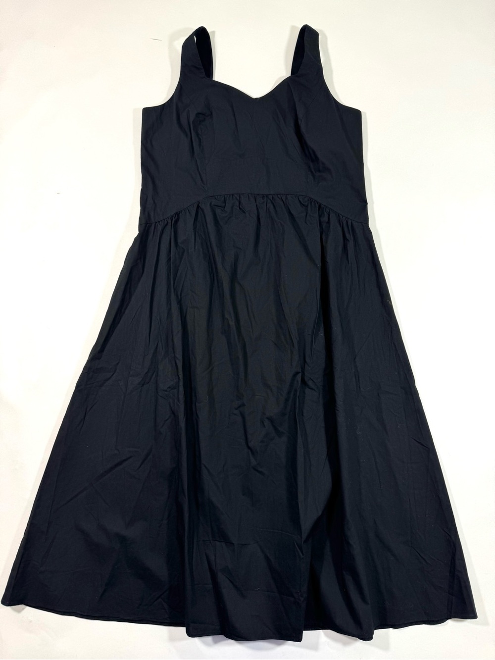 Talbots Sleeveless Midi Dress Sweetheart Neck